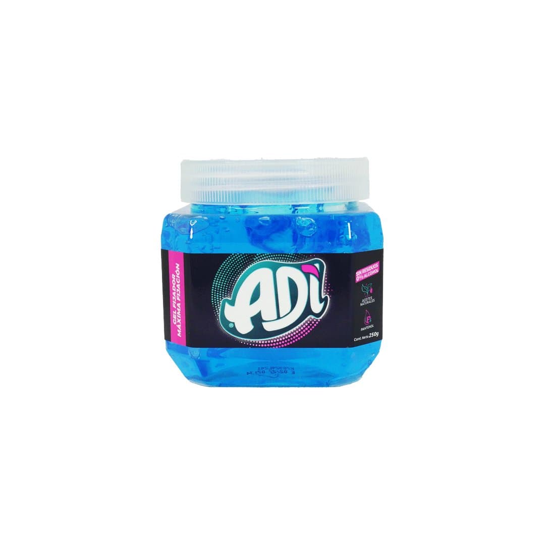 GEL FIJADOR EXTRA FUERTE AZUL ADI 250GR foto