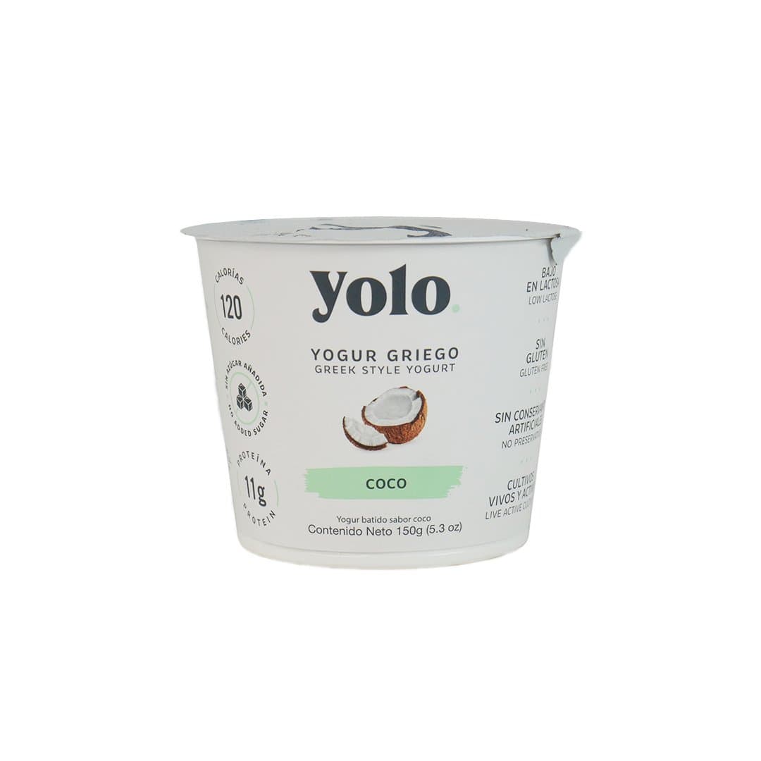YOGURT GRIEGO COCO YOLO 150GR foto